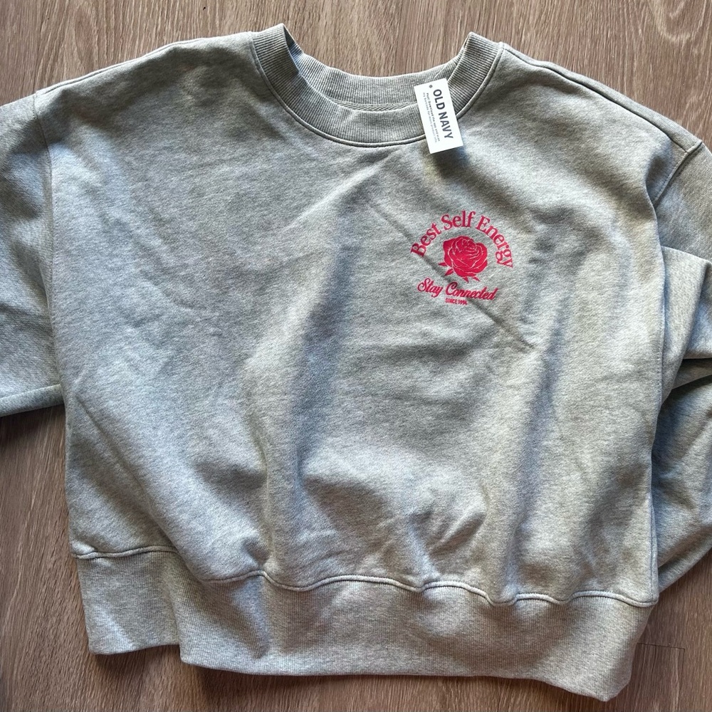 Old Navy SoComfy Graphic Sweatshirt -  Best Self Energy - NWT - Picture 2 of 4